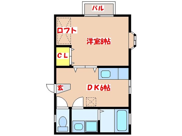 レッドブリックの物件間取画像